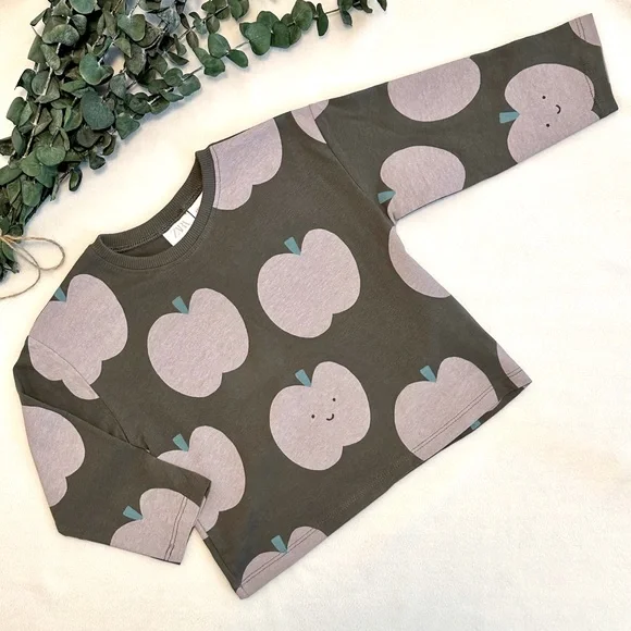 NWT Zara Apple Print T-Shirt size 12-18M ๐ - Picture 1 of 9